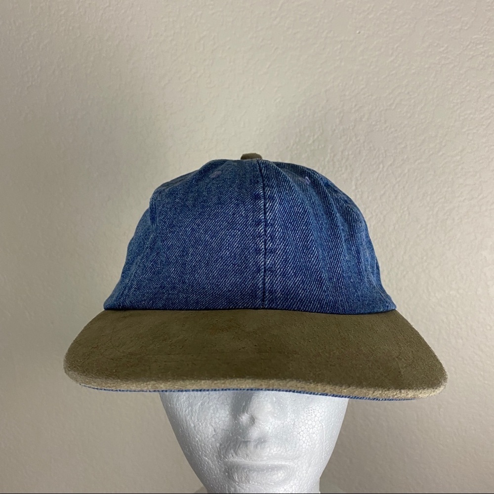 Vintage Denim Trucker Hat OSFM - Picture 2 of 4